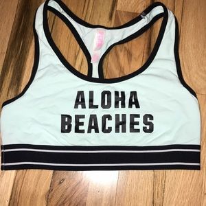 Aloha beaches sports bra from PINK
